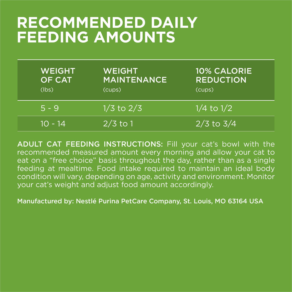 Purina ONE Indoor Advantage Weight Control Dry Cat Food, 16 lb Bag | Made with real turkey and 10% less fat, plus antioxidants and fiber to help minimize hairballs and aid in weight control