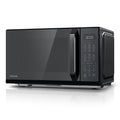 Toshiba Black Mirror Microwave 900w 23L Microwave Oven with Digital Display, Solo, Auto Defrost, One-Touch Express Cook with 11 Power Levels, 7 Auto Menus, Perfect for 10'' Pizza, MW3-EM23PF(MB)