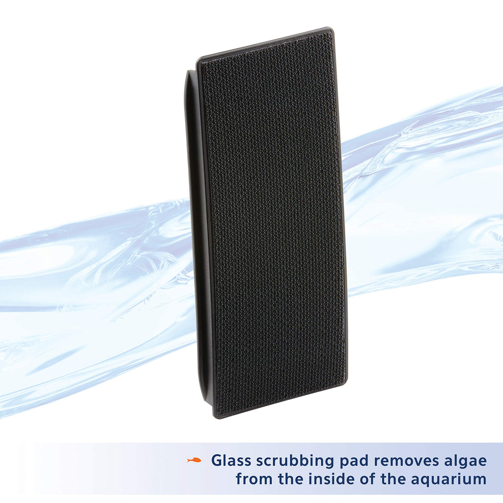 Aqueon Aquarium Algae Scraper, Fish Tank Magnetic Glass Cleaner for Glass/Acrylic, Small