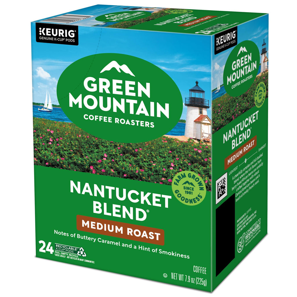 Green Mountain Coffee Nantucket Blend Keurig Single-Serve K-Cup Pods, Medium Roast Coffee, 96 Count