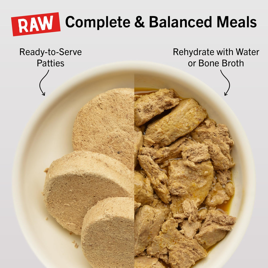 Stella & Chewy's Freeze-Dried Raw Dinner Patties - Beef Recipe - High Protein Grain-Free Puppy & Dog Food - Perfect For Picky Eaters - 25 oz