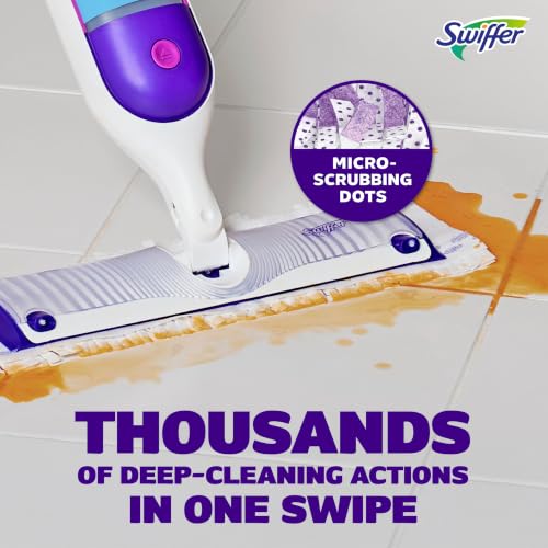 Swiffer PowerMop Liquid Floor Cleaner Refills, Solution for Power Mop, Fresh Scent, 2 Count Mopping Fluid Replacement Bottle, Spray Mops Cleaning Juice, No Bucket Needed, Multi-Surface and Wood
