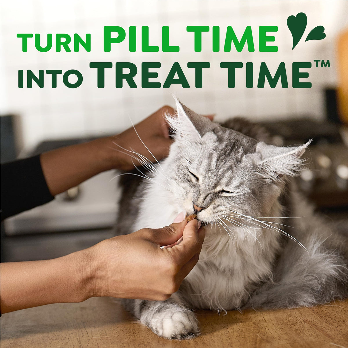 Greenies Feline Pill Pockets Soft Cat Treats, Chicken Flavor, 45 Count | #1 vet-recommended, moldable pocket hides pills, no artificial flavors or preservatives, real ingredients