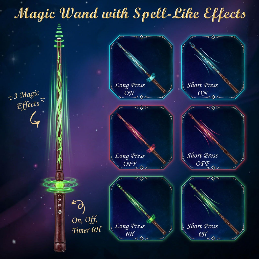 Palmatte 20P Floating Candles with Wand Timer Halloween Decorations Indoor | Upgraded Hanging Floating Candles Battery Operated, Flameless Candles with Remote, Halloween Decor Birthday Party Decorations