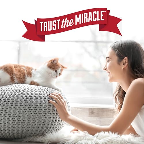 Nature's Miracle Cat Urine Destroyer Plus, Enzymatic Cleaner, 32 oz | Destroys the Toughest Cat Urine Stains, For Use on Multiple Surfaces, Safe For Pets and Home*, Fresh Scent