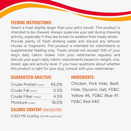 Good 'n' Fun Wings Long-Lasting Dog Treat Made With Real Protein, 12 oz | Premium Chicken, Pork and Beef Hide Chew, Supports Dental Health and Mental Stimulation, For Adult Dogs