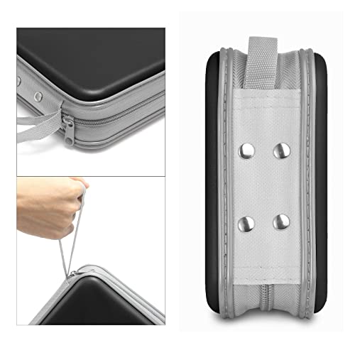 Siveit CD/DVD Cases 40 Capacity Disc Storage Binder for Car(Black)