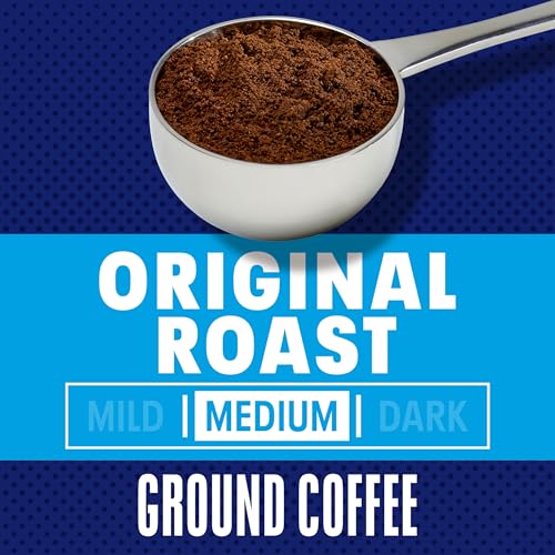 Maxwell House Ground Coffee, Original Roast, 27.5 oz Canister | Smooth & Rich Medium Roast Coffee, Full-Bodied Flavor, Rich Aroma, Roasted in the USA Since 1892, Certified Kosher