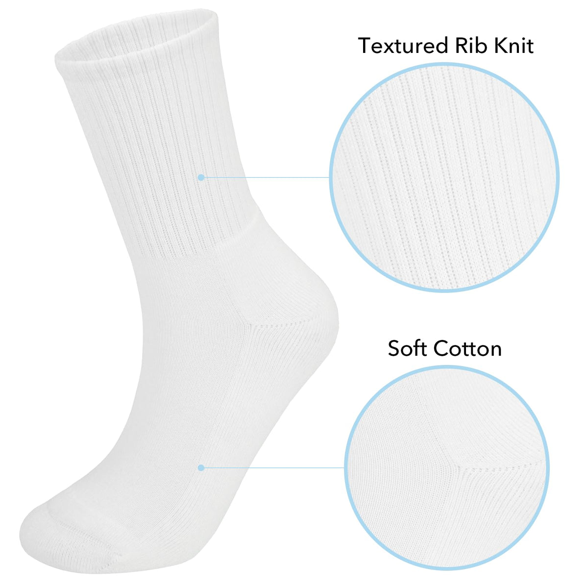 BomKinta Women Calf Socks Athletic Crew Sock | Casual, Cute, Soft, Cotton, Above Ankle, Gifts
