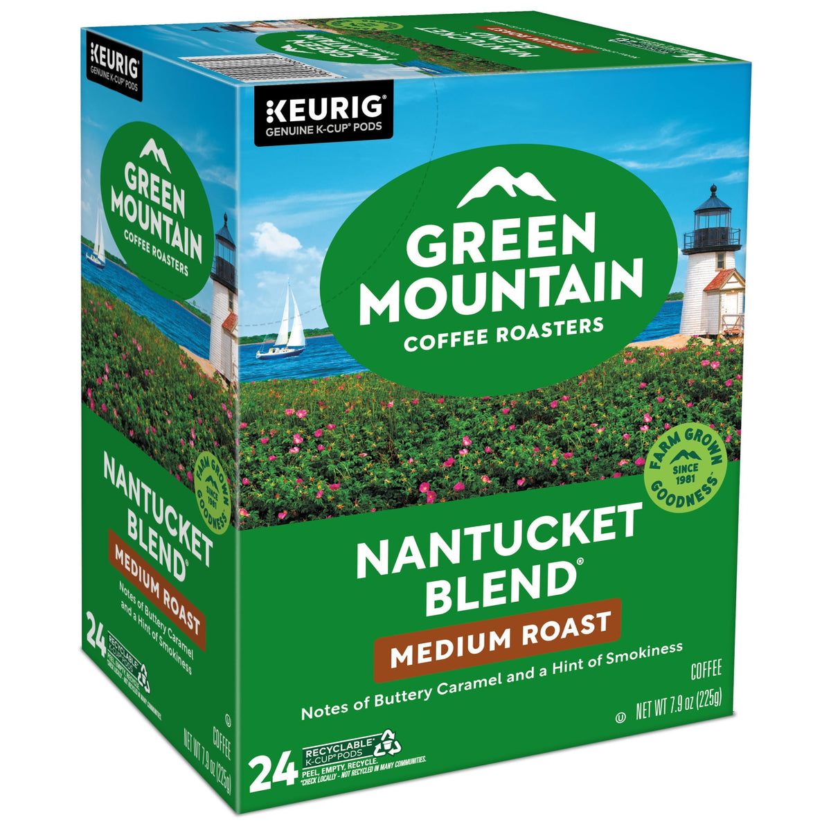 Green Mountain Coffee Nantucket Blend Keurig Single-Serve K-Cup Pods, Medium Roast Coffee, 96 Count