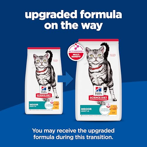 Hill's Science Diet Adult 1-6 Indoor Dry Cat Food | #1 Veterinarian Recommended, Chicken Recipe, 7 lb. Bag