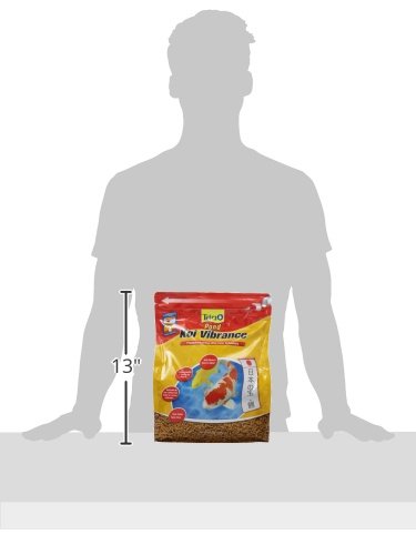 Tetra Pond Koi Vibrance Soft Sticks, Floating Pond Fish Food, 2.42 lbs | Daily Diet for Koi Fish and Ornamental Goldfish, Feed When Water is Above 50 Degrees, Highly Digestible, Clean & Clear Water