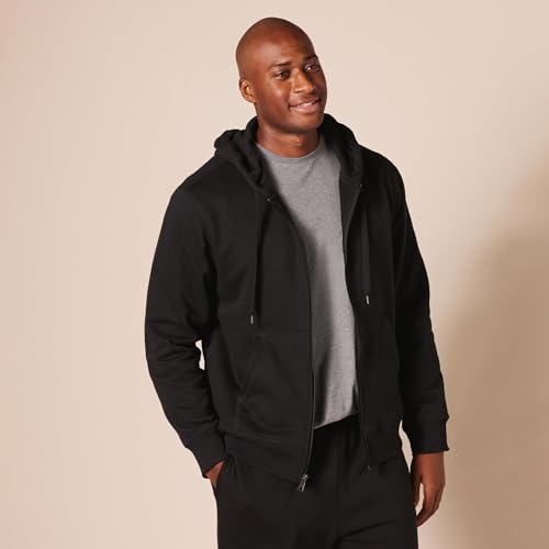 Amazon Essentials Men's Full-Zip Fleece Hoodie Sweatshirt (Available in Big & Tall)