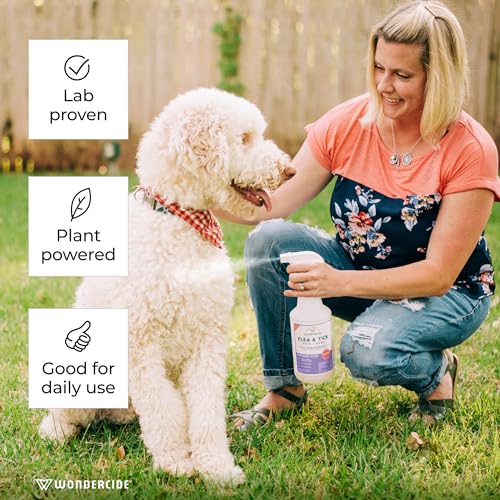 Wondercide Flea Tick & Mosquito Spray for Pets & Home - Rosemary 16 fl oz