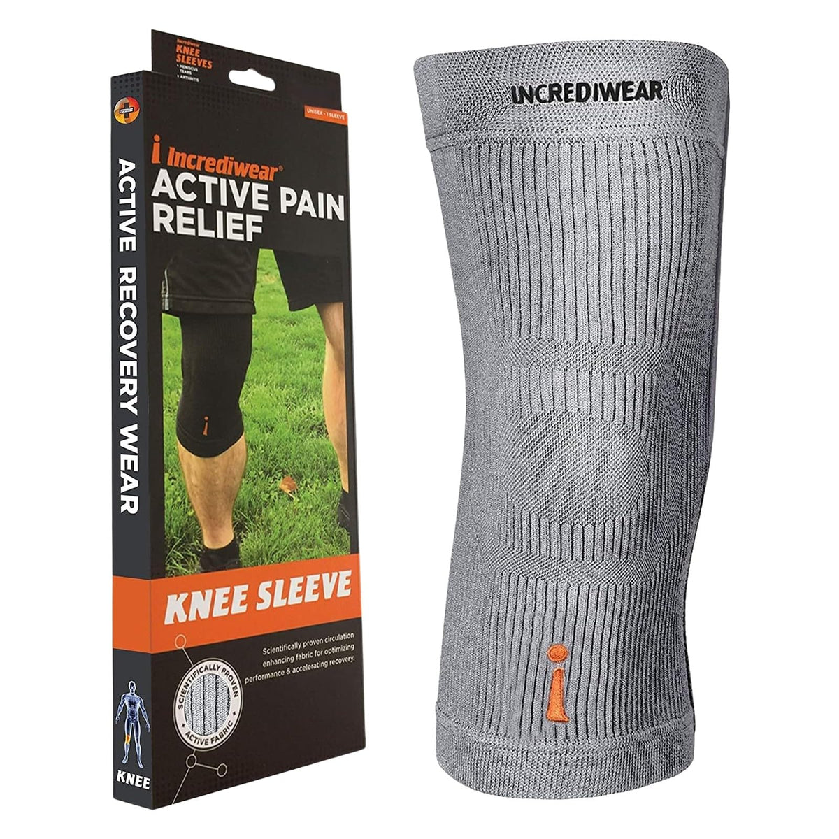 Incrediwear Knee Sleeve – Knee Braces for Knee Pain, Joint Pain Relief, Swelling, Inflammation Relief, and Circulation, Knee Support for Women and Men