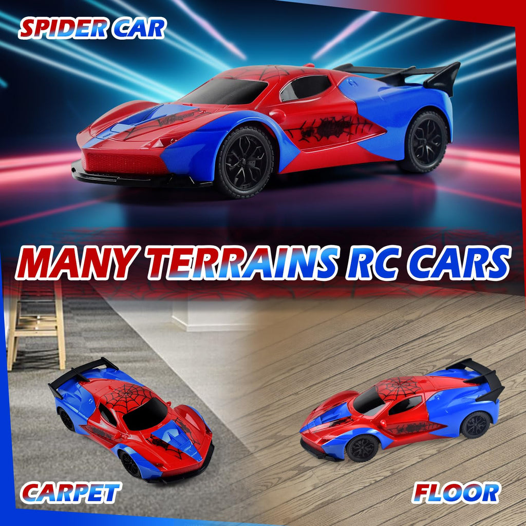 Tuko Remote Control Car Toys, RC Toys for 3+ Years Old Boy and Girl Gift (Spider)