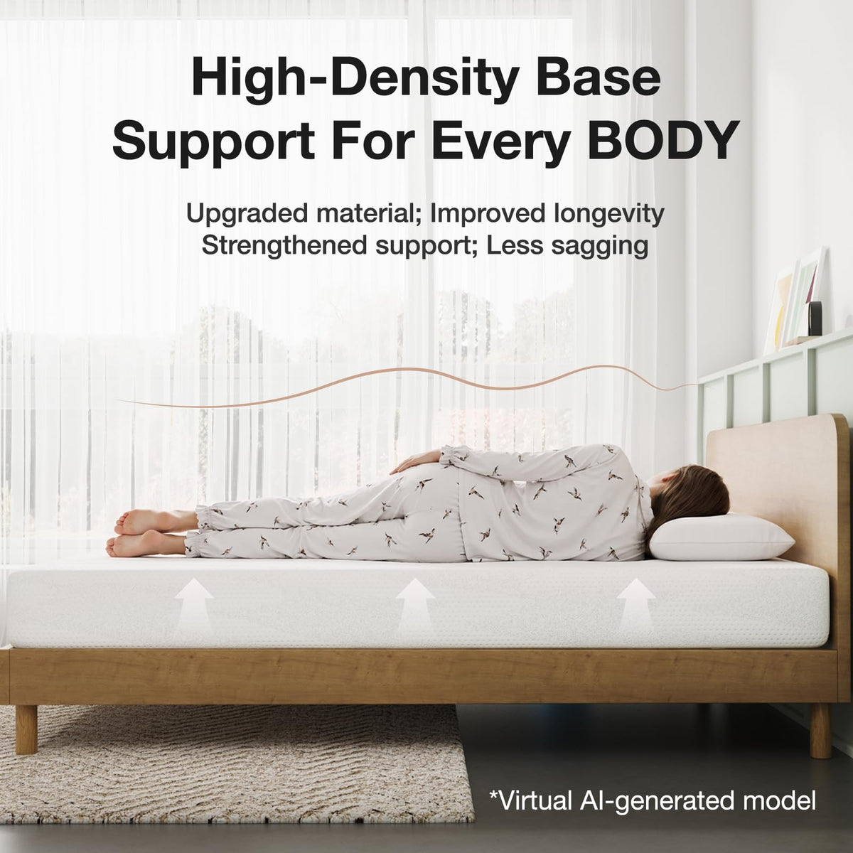 Novilla Twin Mattress, 6 Inch Twin Bed Mattress with Gel Memory Foam | Cooling Night Sleep & Pressure Relief, CertiPUR-US Certified
