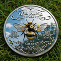 🏆NEW YEAR 60% OFF - Bee Kind Positivity Commemorative Coin 🐝🪙🌼