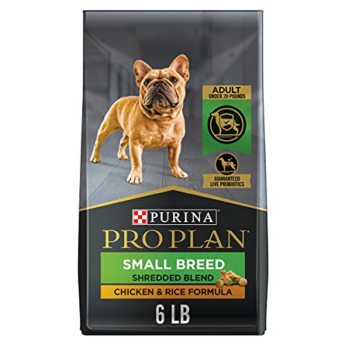 Purina Pro Plan Small Breed Dry Dog Food, Shredded Blend, 6 lb Bag
