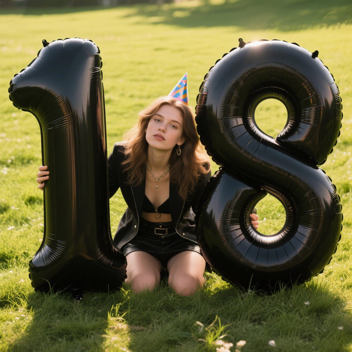 40 Inch Black Number 1 Balloons Foil Digital Helium Number Balloons | for 11 12 16 17 18 19 Birthday Anniversary Wedding Party Decorations,Jumbo Helium Balloon Giant Large Digital Balloon