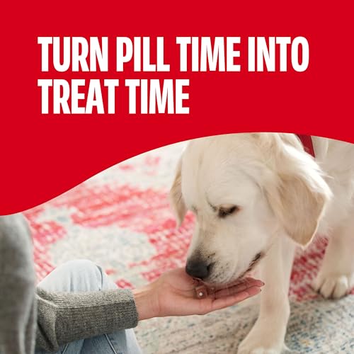 Milk-Bone Pill Pouches, Hickory Smoked Bacon Flavor, 30 Pill Pouches | 7.4-oz. bag, disguise your dog’s pills, fits most capsules and tablets