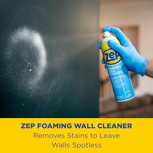 Zep Foaming Wall Cleaner - 18oz - Removes Scuffs & Stains | Removes Stains Without Damaging Finishes