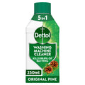 Dettol Washing Machine Cleaner, Pine, Antibacterial, 250ml | 5-in-1 deep clean, Removes bacteria, odours, limescale and hidden dirt, Pine fragrance, Kills 99.9% of bacteria