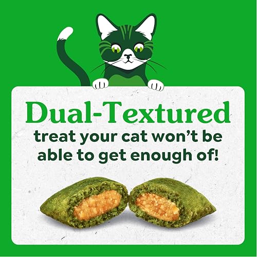 Greenies Feline Smartbites Healthy Indoor Cat Treats, Tuna, 16 oz | Veterinarian-recommended, Fiberblend Formula, supports digestion, under 2 cal per treat, natural ingredients, dual texture