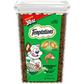Temptations Classic Crunchy and Soft Cat Treats, Seafood Medley, 30 oz | Under 2 calories per treat, 100% complete & balanced adult cat nutrition, resealable tub, use as snack, meal, or food topper