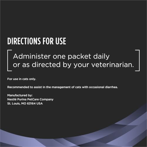 Pro Plan Veterinary Diets FortiFlora Daily Probiotic Powder Supplement for Cats with Digestive Support and Immune System