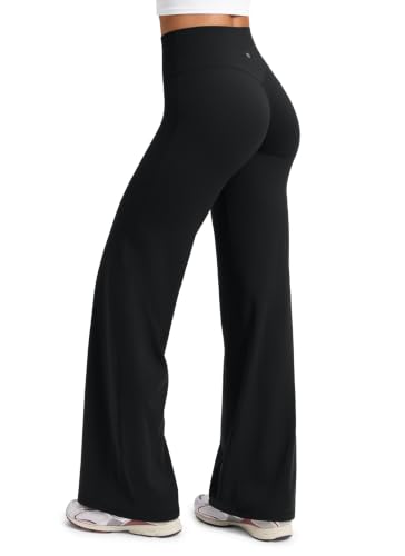CRZ YOGA Softretch Wide Leg Pants 28"/30"/32" | No Front Seam, Ultimate Comfort, Next to Skin, Yoga, Casual, High Waisted, for Women