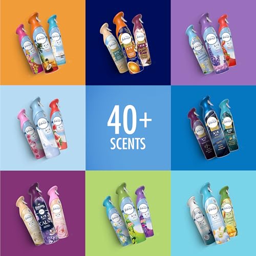 Febreze Air Mist, Air Freshener Spray, Odor Fighting Room Spray, Deodorizer for Home Bathroom Kitchen Office Apartment Dorm Room Classroom, Linen & Sky Scent, 8.1oz (Pack of 2)