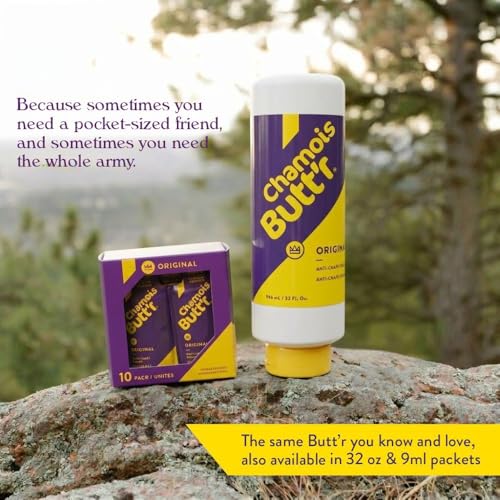 Chamois Butt’r Original Anti-Chafe Cream for Cycling, Running & Active Lifestyles - Helps Prevent & Soothe Chafing, Non-Greasy, Easy Rinse, Skin-Friendly Formula, Unscented - 8 oz Tube