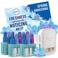 Febreze 3Volution Air Freshener Plugin Starter Kit Lenor Spring 4x20ML