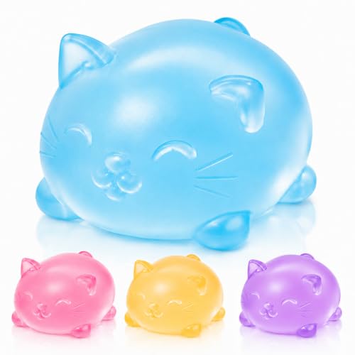 Gummy Bear Squishy, Squishy Bear Slow Rising Squeeze Fidget Toy, Pink | pink squishy gummy bear toy with slow-rising squeeze, for adults, classroom prizes, birthday gifts, party favors, 1 count