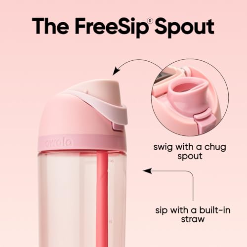 Owala FreeSip Tritan Water Bottle 25 oz Rose Quartz