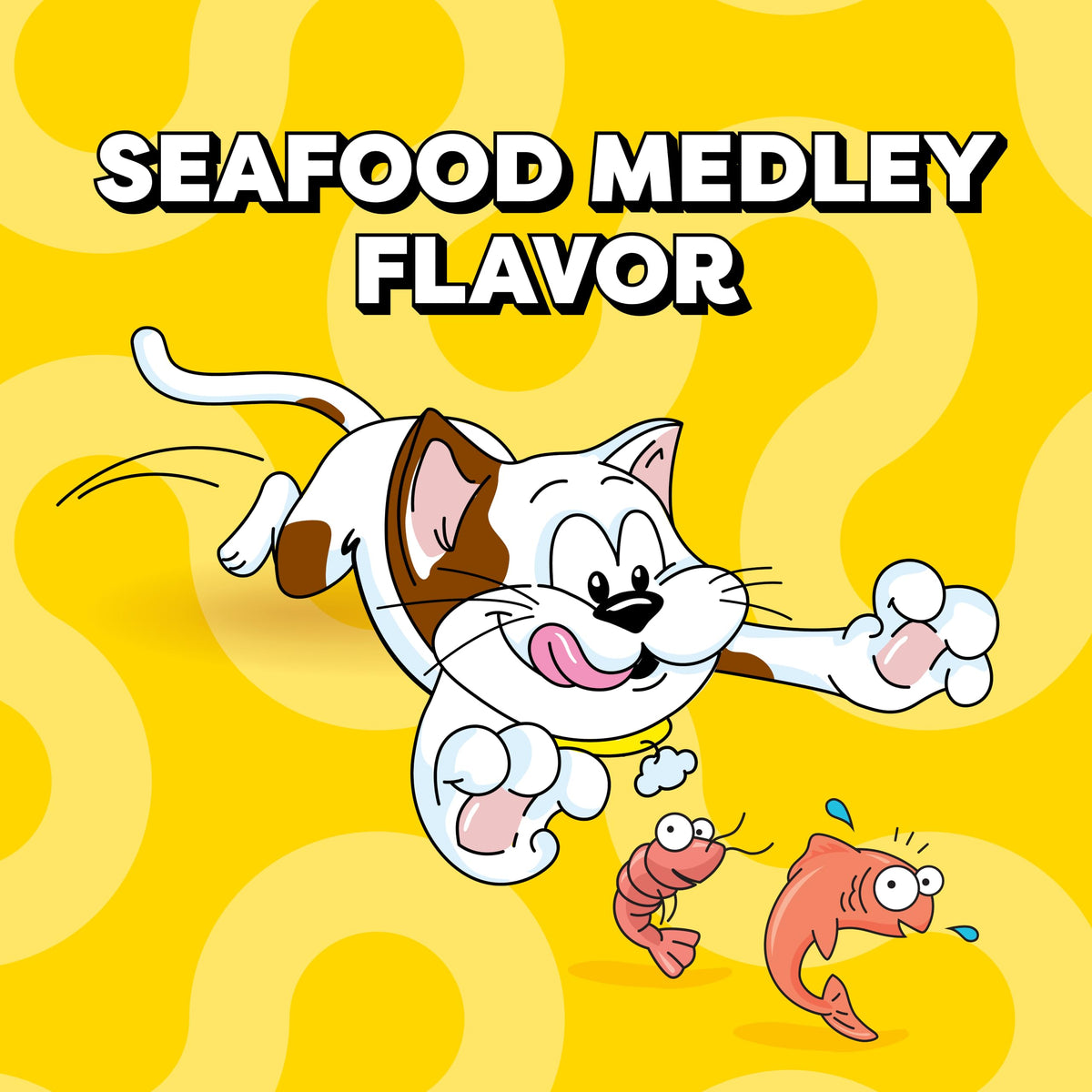 Temptations Classic Crunchy and Soft Cat Treats, Seafood Medley, 30 oz | Under 2 calories per treat, 100% complete & balanced adult cat nutrition, resealable tub, use as snack, meal, or food topper