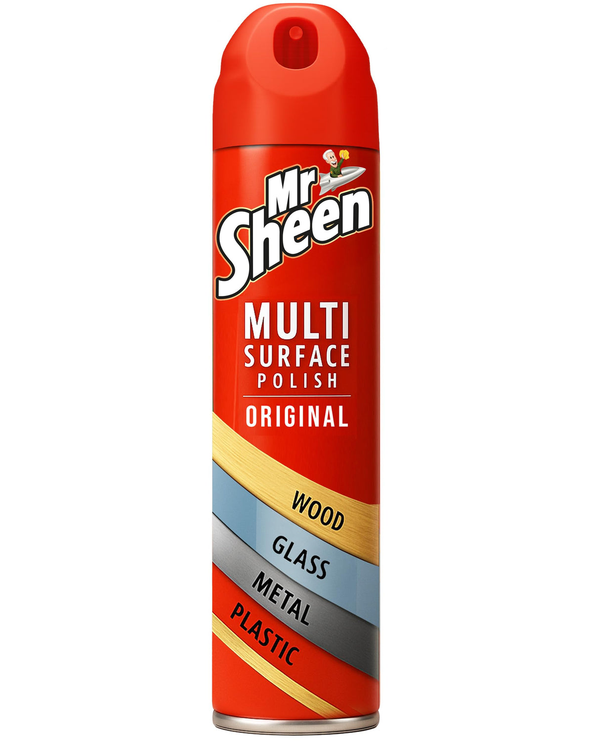 Mr Sheen Multi Surface Polish Spray, For Use on Wood, Plastic, Glass and Metal, Scent: Original, 250ml, Pack of 1
