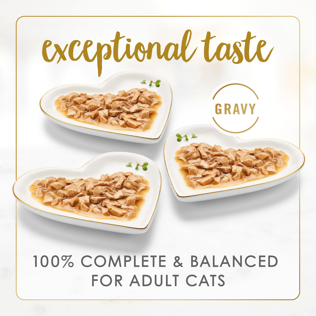 Purina Fancy Feast Gravy Lovers, Poultry & Beef Wet Cat Food, 3oz, 24-Pack | Variety Pack, grilled gourmet texture made with no artificial colors or preservatives, 100 percent complete and balanced