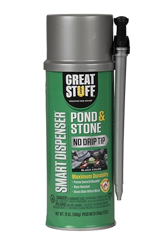 Great Stuff 99112849 Smart Dispenser Pond & Stone, 12 oz, Black