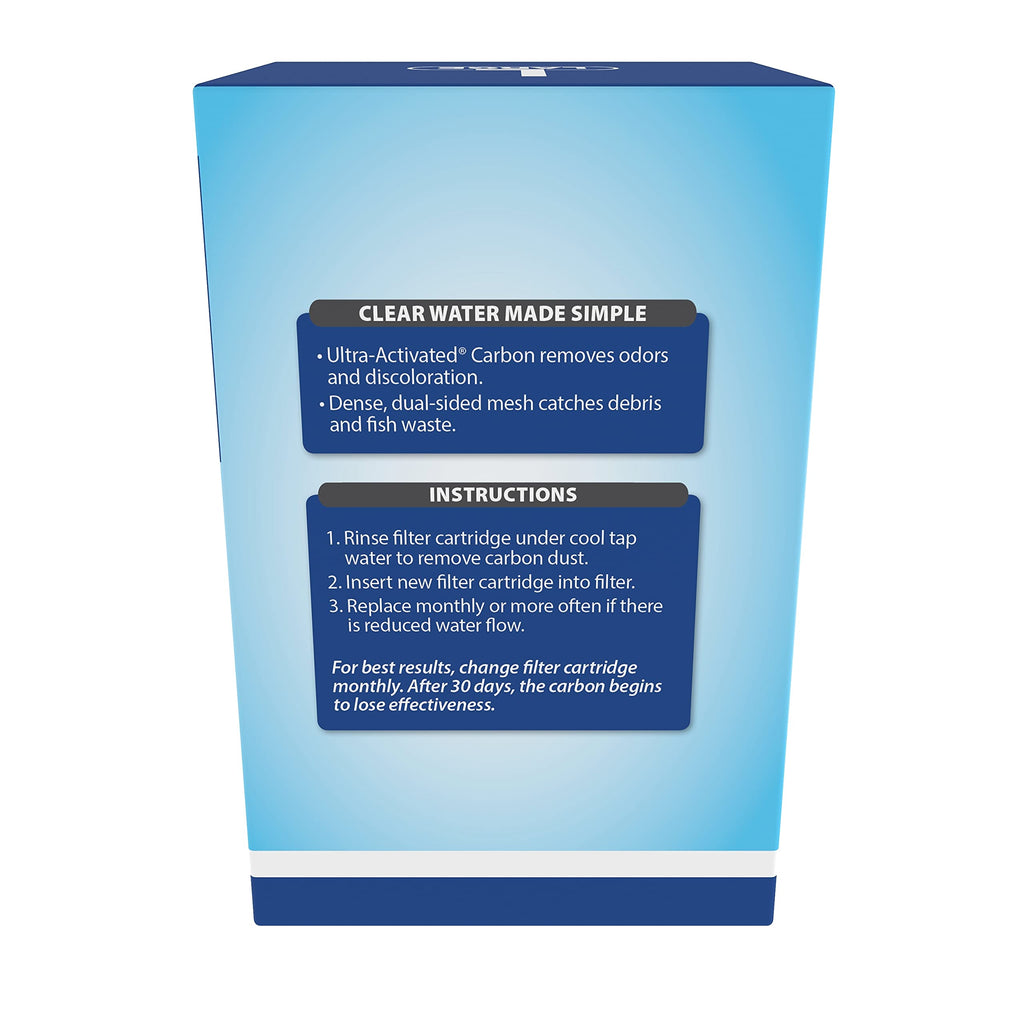 Tetra Whisper Bio-Bag Large Filter Cartridges for Aquariums, 3 Count | Ready to Use, Fits Tetra Whisper Fish Tank Filter 10-30 Gal, 20-40 Gal, PF-20, 30, 40, 60, IQ 20, 30, 45, 60, Replace Monthly