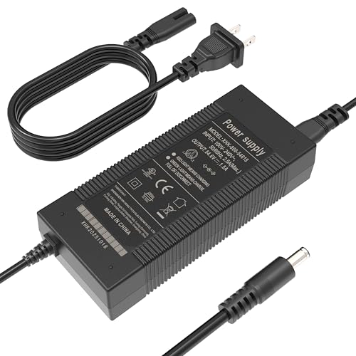 5 in 1 Plugs 54.6V Safe Charger for 48V 13S Lithium Batteries, UL Certified