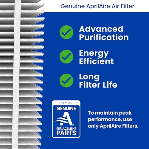 AprilAire 410 Replacement Filter for AprilAire Whole House Air Purifiers - MERV 11, Clean Air & Dust, 16x25x4 Air Filter (Pack of 1)