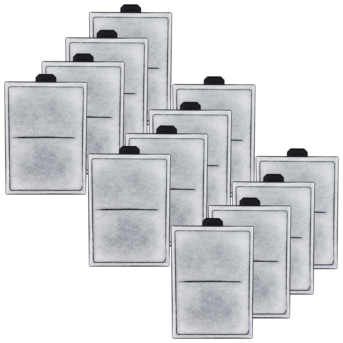 HiTauing 12 Packs PF-S Filter Cartridge for PF10 Power Filters, ONLY fit to Model PF10 Power Filters