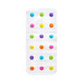 Munchkin Dandy Dots Non Slip Baby Bath Mat | Colourful Shower Mat | White