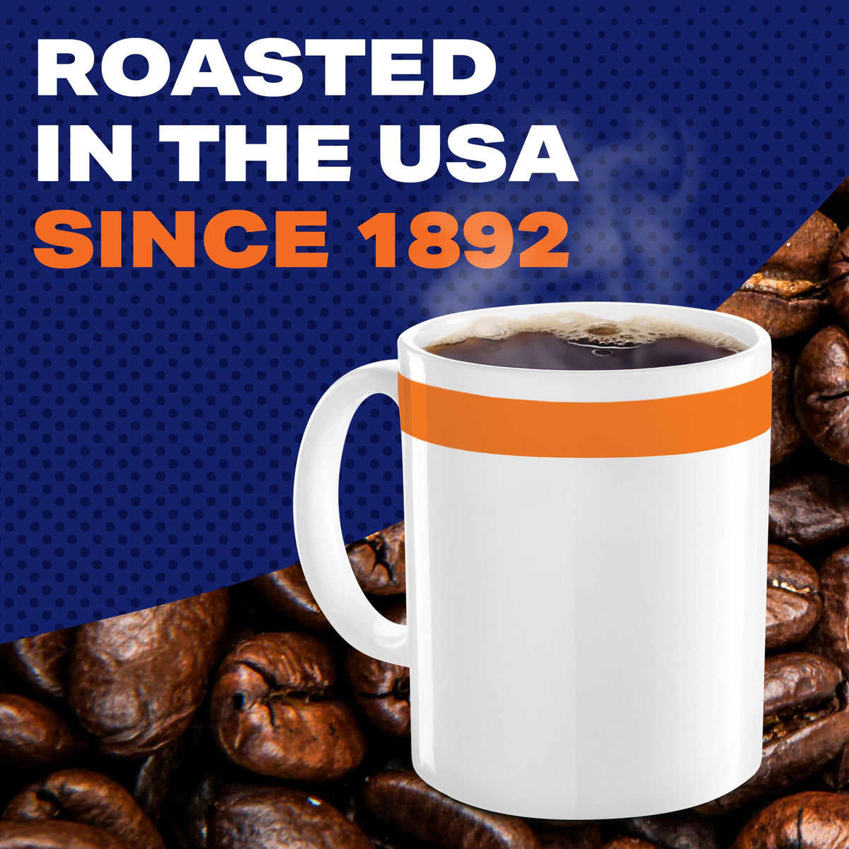 Maxwell House Ground Coffee, Original Roast, 27.5 oz Canister | Smooth & Rich Medium Roast Coffee, Full-Bodied Flavor, Rich Aroma, Roasted in the USA Since 1892, Certified Kosher
