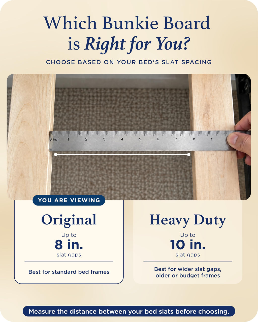 Meliusly Original Bunkie Board Queen Size (60x80) - Under Bed Support | Non-Slip Breathable Bed Support Board for Slatted Bed Frame, Anti-Sag, Noise Minimizing Moisture Resistant Bed Board
