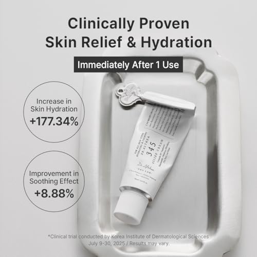 Dr.Althea 345 Relief Cream, 1.69 Fl Oz (Ver.2 - Pack of 1) | Instant Hydration, Blemish & Post-Acne Vegan Face Moisturizer for Sensitive Skin