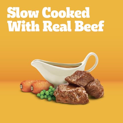 Pedigree Choice Cuts Wet Dog Food, Beef & Country Stew, 13.2 oz, 12 Count | Beef & Country Stew flavors, 100% complete & balanced, 50%+ water for hydration, made with real beef, choice cuts in gravy