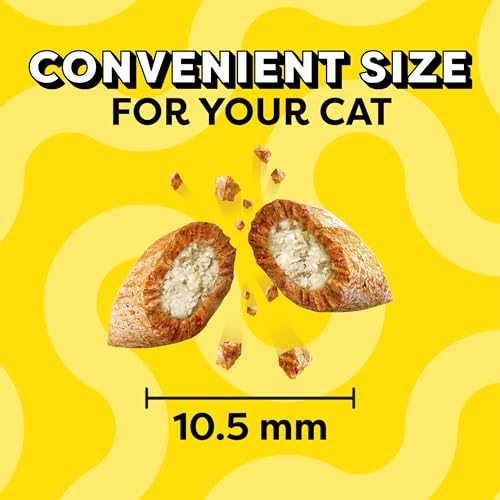 Temptations MixUps Crunchy and Soft Cat Treats, Cookout Flavor, 30 oz | Chicken, liver & beef flavors, under 2 calories per treat, 100% complete & balanced for adult cats, resealable stay-fresh tub